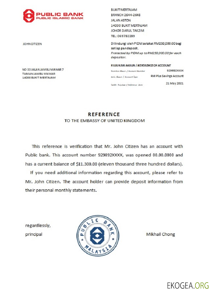 Malaisie , Public bank , reference